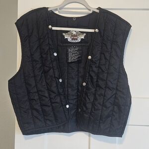Harley-Davidson quilted motorcycle vest liner